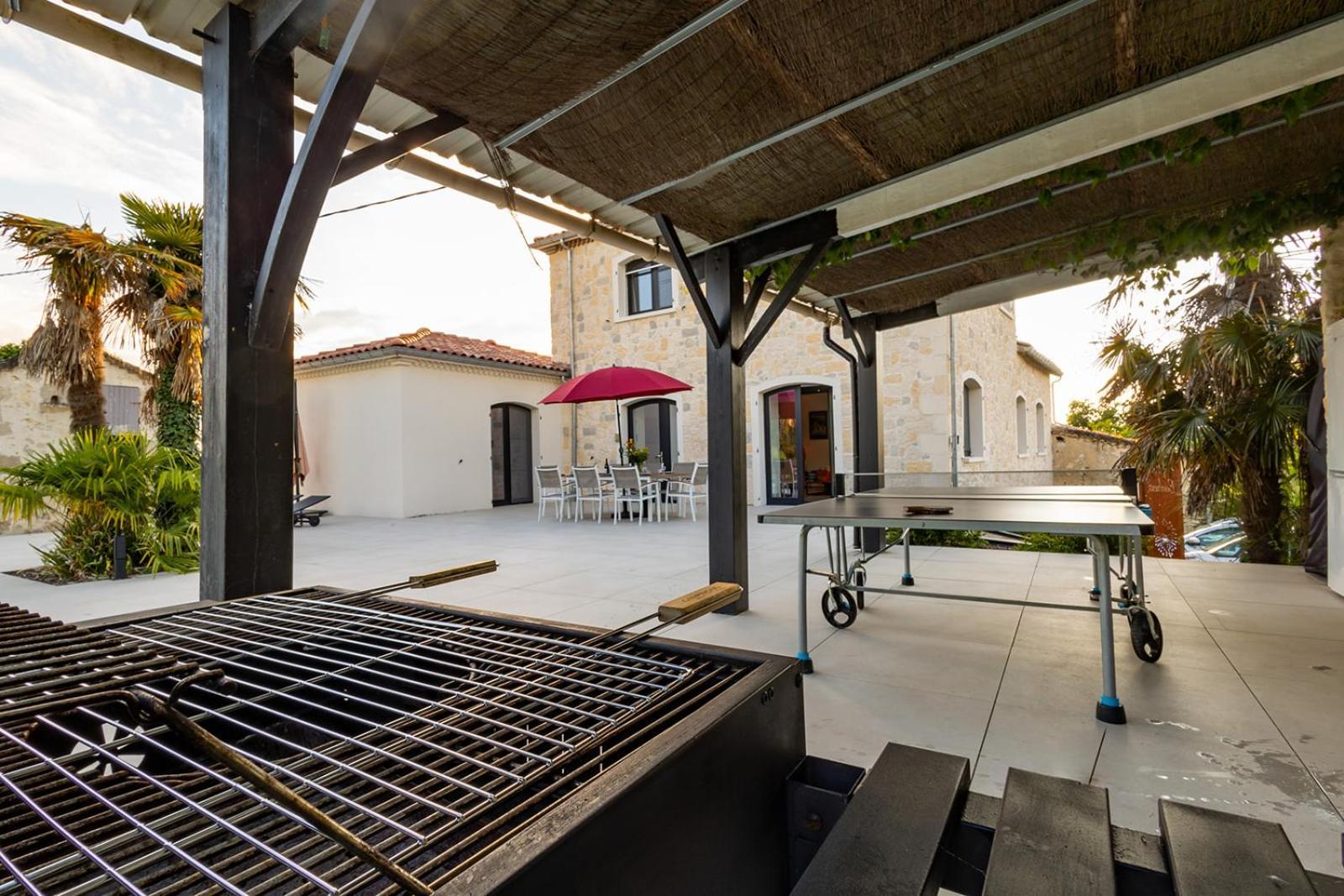 Villa Au Petit Bonheur Avec Clim - Hameau Au Calme - Piscine Chauffee - Petanque Moncrabeau 外观 照片